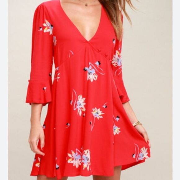 133 FREE PEOPLE DRESS SMALL WN - Picture 1 of 1